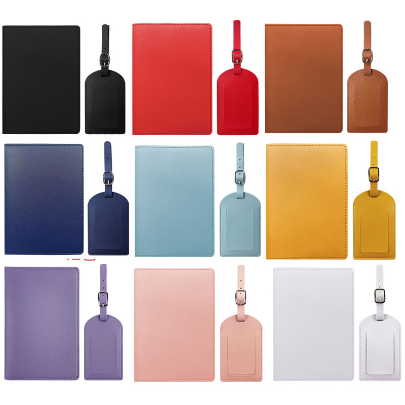 Leather Passport Cover - Custodia per passaporto in PU da