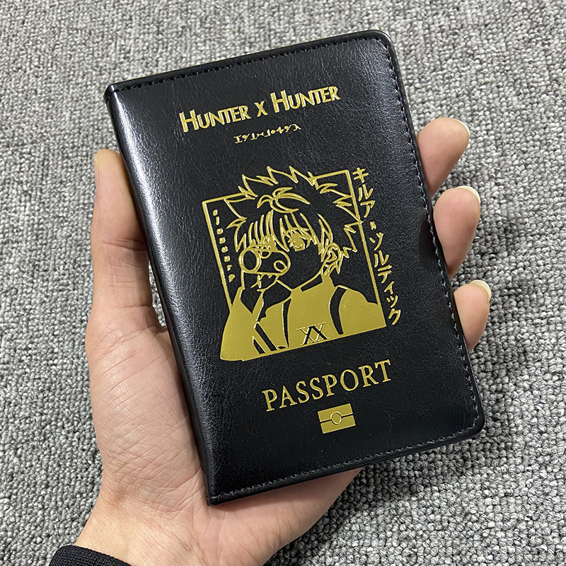 Leather Passport Cover - Custodia per passaporto Anime Hunter X