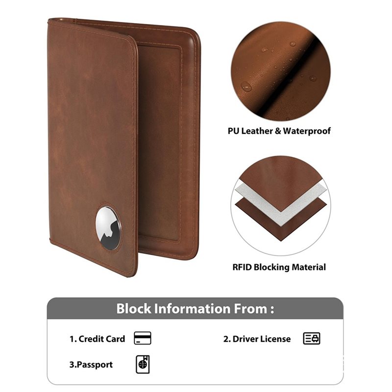 ABRT-Porta passaporto con bloc - Leather Passport Cover recensione e prezzo