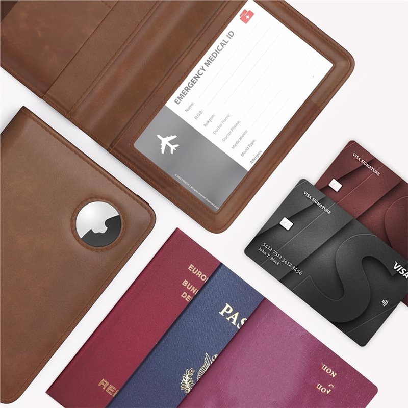 ABRT-Porta passaporto con bloc - Leather Passport Cover recensione e prezzo